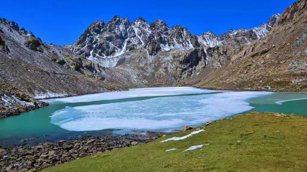 祁连雪山冰沟河VR全景